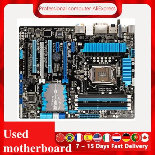 For ASUS P8Z77-V PRO Computer Motherboard LGA 1155 DDR3 For Intel Z77 P8Z77 Desktop Mainboard (Without heat shield)