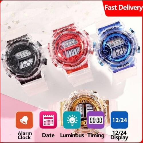 Fashion Women Sport Watches Waterproof Trendy Men Ladies Digital Watch Top Brand Rose Gold Lovers Gift Outdoor Quartz Clock