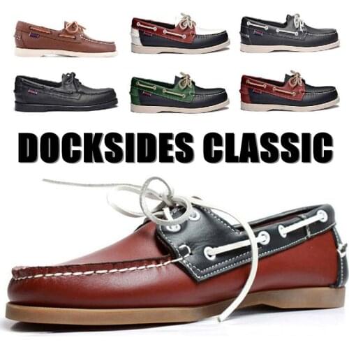 Men Genuine Leather Driving Shoes,Docksides Classic Boat Shoe,Brand Design Flats Loafers For Men Women 2019A021