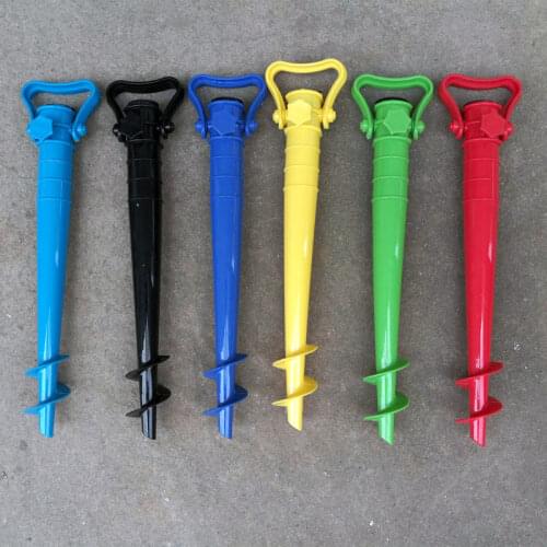 Beach Umbrella Stands Sun Beach Fishing Stand Rain Gear Garden Patio Parasol Ground Anchor Spike Umbrella Stretch Stand Holder