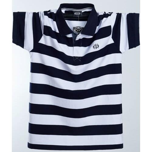 Striped polo shirt men Summer short sleeve polo shirt men mens clothing 2020 Casual polo shirts brand cotton mens polo shirts
