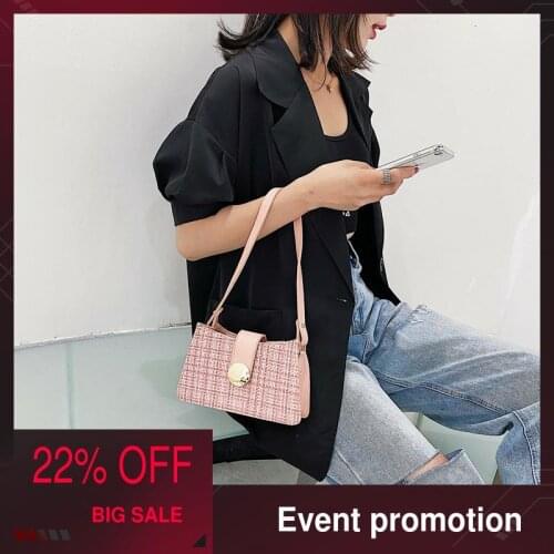 Bags for women 2020 luxury handbags women wallet designer Summer fashion mini lock plaid armpit clutch shoulder messenger bag