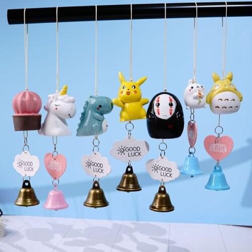 Ornaments Creative Pastoral Home Ceramics Cute Childrens Cartoon Product Decorations Wind Chimes Gifts Kawaii Decoration Crafts