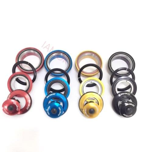 GINEYEA SUNPRO 1-1/8 bike straight head tube convert 1.5 taper fork special bicycle headset 44mm