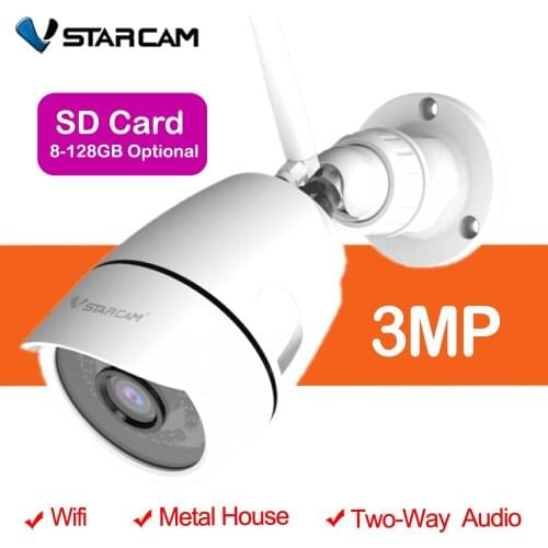 Vstarcam 3MP 2MP FHD Security Waterproof Surveillance Camera 1080P Wireless IR-Cut CCTV Outdoor Bullet IP Security Camera Wi fi