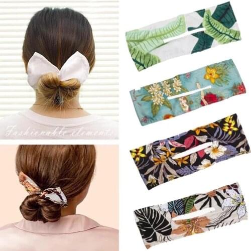 6 Colors Deft Bun Women Hair Styling Hair Twist French Stylish Donut Bun Maker Hair Styling Buns for Women Hair Braider