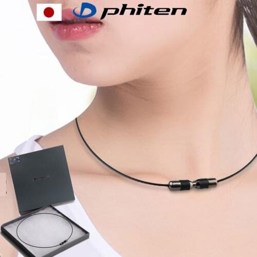 MADE IN JAPAN Phiten Sports TITANIUM NECKLACE X50 HYBRID Sports Care RAKUWA Support Fitness Protector