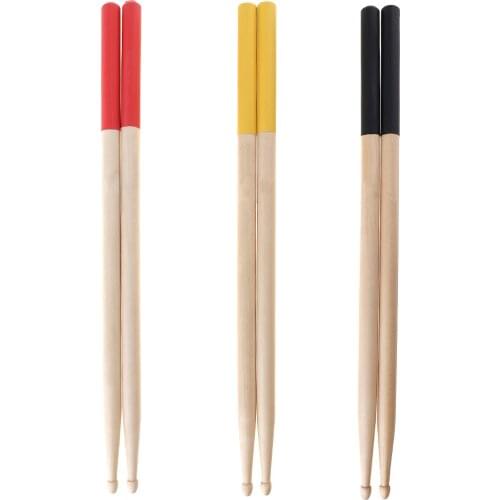 1 Pair 5A Maple Drumsticks Professional Wood Drum Sticks Multiple Color Options for Drum