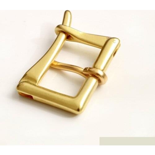 20pcs Solid Brass Pin Buckle Quick Release Belt Buckles Firefighter Buckle for Leather Belt
