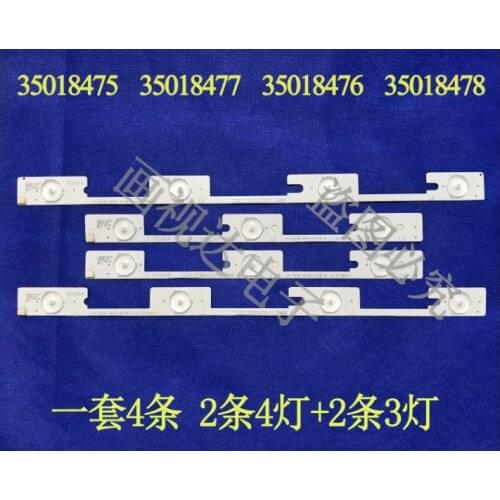 4pcs new original LED strip Circuits 35018402 35017947 FOR LED32F3700PF 6V GLB