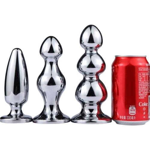 2020New Huge Metal Crystal Butt Plug Prostate Massage Large Booty Beads Anus Dilator Buttplug Anal Sex Toy For Women Men Couples