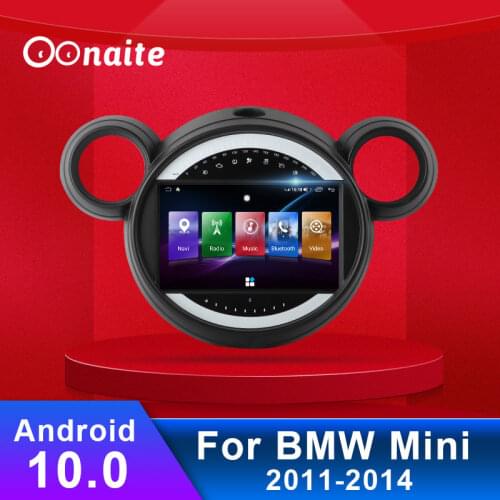 Oonaite Android 10.0 System 4+64G RAM 9 inch Car gps navigation For bmw Mini 2011-2014 GPS HD Screen DVD Player