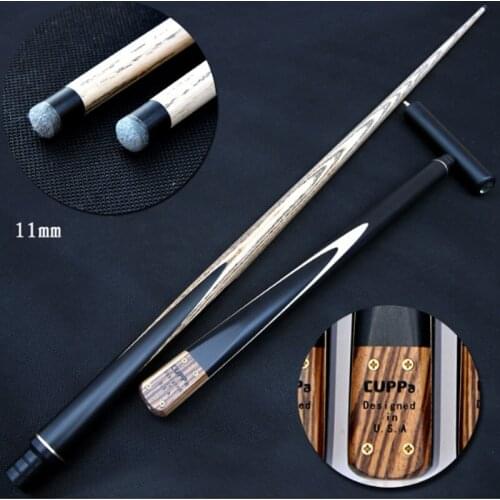 Cuppa Handmade 3/4 Snooker Cues Sticks 11mm Tips With Extension Billiard Cue Bilardo Isteka China