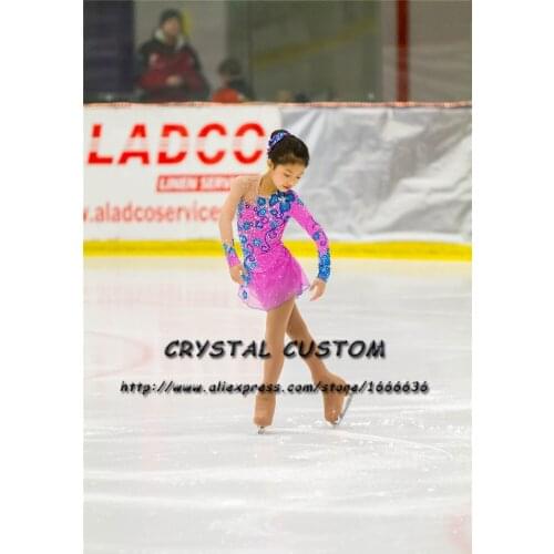 Ice Skating Dresses For Children Graceful New Brand Figure Skating Dresses For Competition DR4179