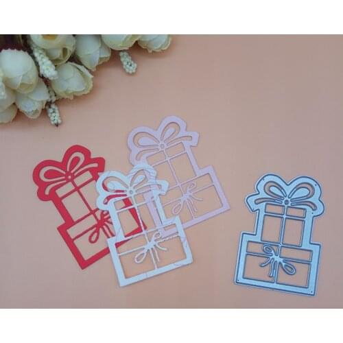 Bow tie Gift Box Cutting Dies cutter punch Scrapbooking Dies Metal Embossing Stamps and die for Card Making DIY