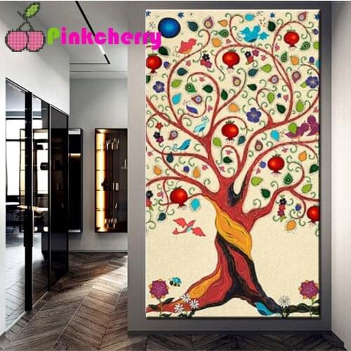 Gustav Tree Of Life Diamond Painting Large Size Picture Lion Diamond Embroidery Full Square Round Diamond Mosaic DIY k541