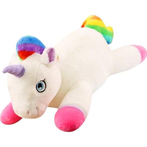40-100cm Soft rainbow Angel Unicorn doll candy net red girl heart Plush Doll pillow