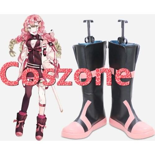 Demon Slayer Kimetsu no Yaiba Kanroji Mitsuri Pink Cosplay Shoes Boots Halloween Carnival Cosplay Costume Accessories