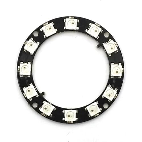 RGB LED Ring 12 Bits WS2812 WS2812B 5050 RGB LED Spot Integrated Driver Control Serial Module for Arduino I2C Controller