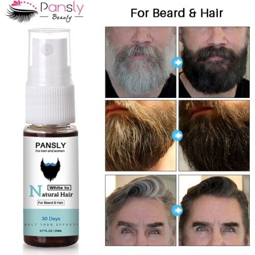 20ml Beard Hair Spray Moisturizing Repair Hair Color Beard Hair Care Anti Hair Loss Repair Regeneration Moisturizing Care TSLM2