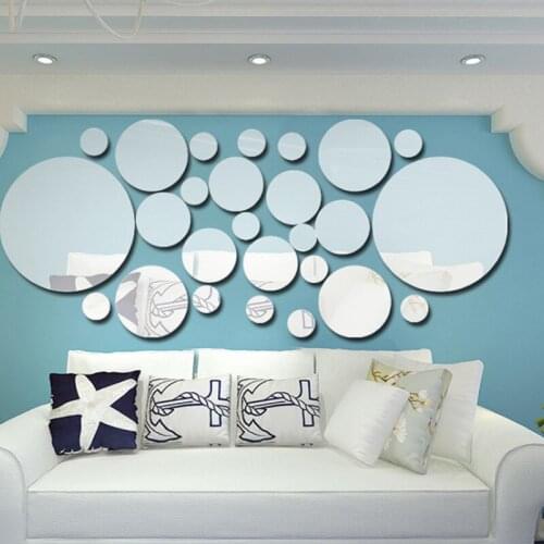 Wu Fang Mirror Wall Stickers