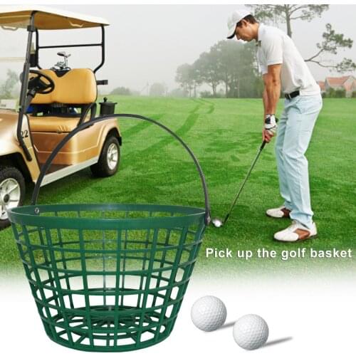 Green Nylon Golf Ball Basket Golfball Container With Handle Ball Holder Can Be Put 25 /50/75/100/150 Balls For Golf Club Admired