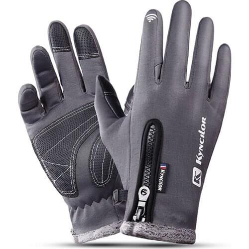 Winter Sports Gloves Warm And Velvet Gloves Non-Slip Riding Waterproof Ski Sports Gloves Riding Gloves Full Finger Gloves