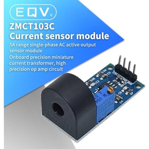 ZMCT103C 5A Range Single Phase AC Active Output Onboard Precision Micro Current Transformer Module Current Sensor