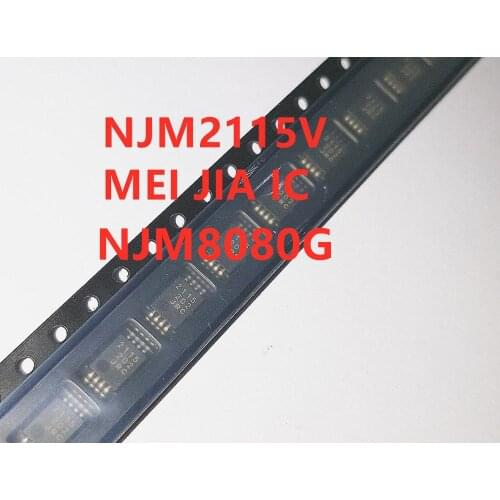NJM2115V NJM2115 NJM8080G NJM8080 100% New original