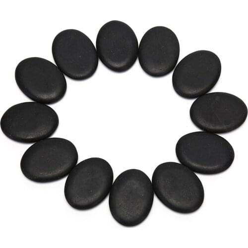 12 Pcs /lot Hot Spa Rock Basalt Body Beauty Health Care Stone 3*4cm Massage Stones Massage Lava Natural Energy Massage Set