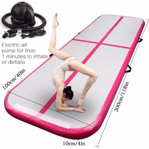 2018 Inflatable Gymnastic Airtrack Tumbling Yoga Air Trampoline Track For Home use Gymnastics Training Taekwondo Cheerleading