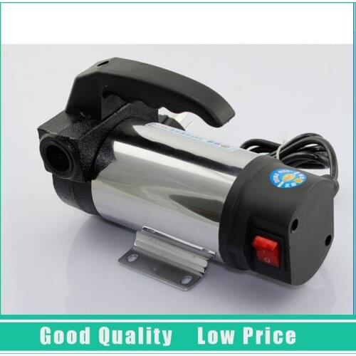 220v Single Phase Electric 60L/min Portable Oil Pump Fuel Transfer Pump