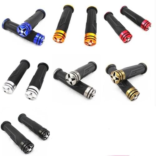 2x 22mm 7/8" Motorcycle Universal Handle Bar Hand Grips ATV For Honda Yamaha Suzuki Kawasaki Street bike Dirt bike