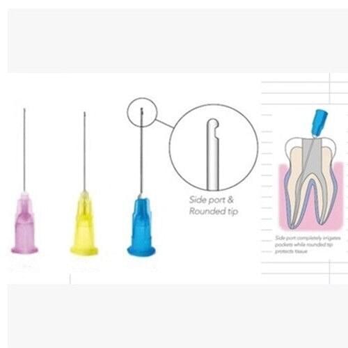 300pcs Dental Endo Irrigation needle tip 25G/27G/30G End-Closed Side Hole Endo Syringe tips