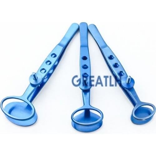 Chalazion Forceps Stainless Steel Titanium Alloy Veterinary Eye Instrument IOL Folding Tweezer