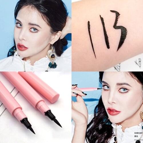 Black Liquid Eyeliner Eye Make Up Waterproof Long Lasting Eye Liner Easy To Wear Eyes Makeup Cosmetics Tools Beauty