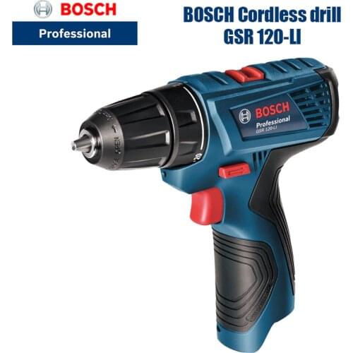Bosch Electric Drill GSR120-LI 12V Rechargeable Hand Electric Drill Household Electric Screwdriver (Bosch Original Bare Metal)