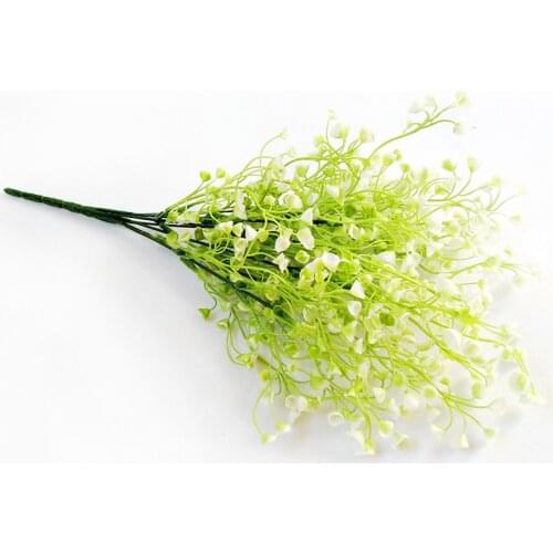 Artificial Plants Green Grass Plastic Purple Plant Grass Simuation Fake Plant Leaf for Festival Home Decorations