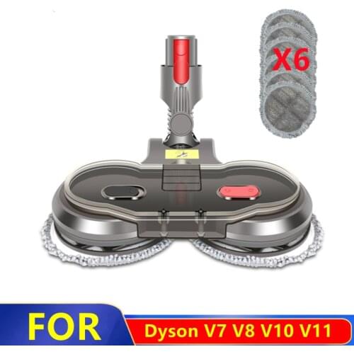 Electric Mop Head For Dyson V7 V8 V10 V11 Vacuum Cleaner Electric Floor Brush Head Water Tank Cleaning Cloth Accessories