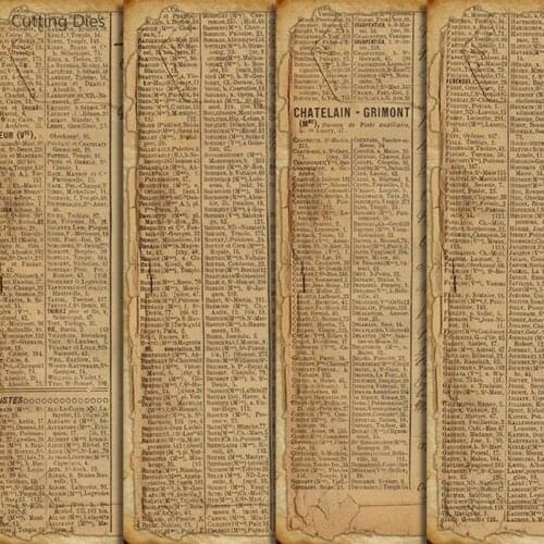 Junk Journal Vintage Letter Self Adhesive Decorative Paper Background Sticker For Card Scrapbooking DIY Paper Crafts