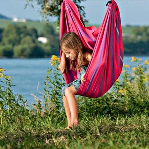 Portable Travel Camping Hanging Hammock Home Bedroom Swing Bed Lazy Chair Outdoor Garden Hanging Bed Sleeping Swing