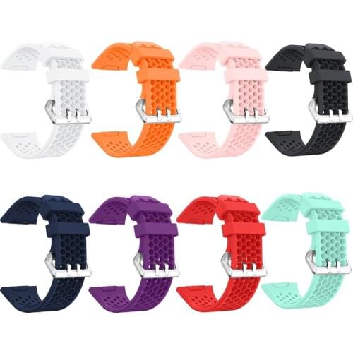 Silicone Watchband For Fitbit Ionic Smart Watch Adjustable Replacement Silicone Watch Bracelet Women Men Watch Bands Strap