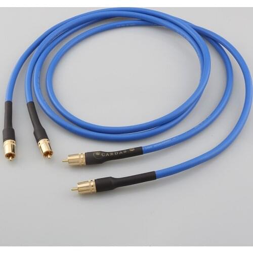 Pair Cardas Clear Light Interconnect Cable for CD Player AMP Audio RCA Cable with Gold Plated RCA Connector HIFI Analogue Cable