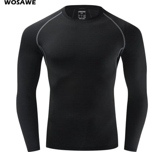 WOSAWE Autumn Spring Cycling Jersey Long Sleeves Mountain Bike MTB Tops Racing Bicycle Clothing Maillot Ropa Ciclismo Shirts