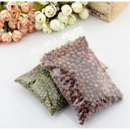 100PCS 17x25cm Jewelry Ziplock Zip Zipped Lock Reclosable Plastic Poly Clear Bags Jewelry Gift Packaging Pouches