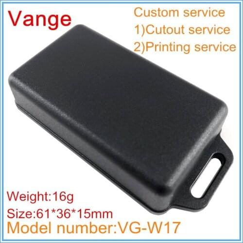 2pcs/lot mould making injection ABS plastic material enclosure box diy 61*36*15mm wall-mounted for wire connector