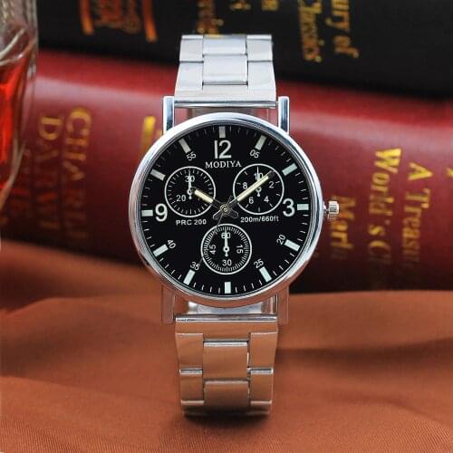 BEWELL Mens Silver Watch