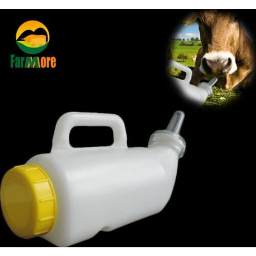 2L Calf Feeding Bottle Sheep Cattle Drinkers Animal Weaning Silicone Nipple Drinking Fountains Animal Feeder Drinker Farm tool