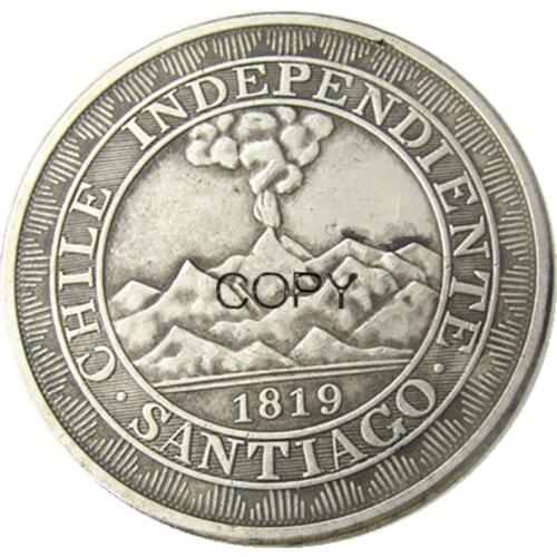 Chile Peso 1819 Silver Silver Plated Copy coin