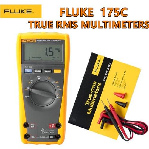 Fluke 175C RMS Digital Multimeter High Accuracy Multimeter Tester Voltage Ohm Capacitance Frequency temperature Tester
